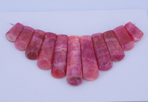 NGP115 Dyed rhodochrosite gemstone pendants set jewelry wholesale