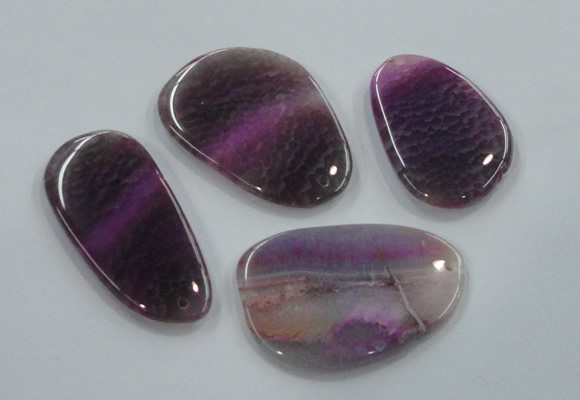 NGP1178 40*55mm - 50*70mm freeform agate gemstone pendants wholesale