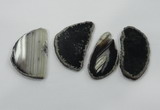 NGP1199 30*55mm - 55*75mm freeform agate gemstone pendants wholesale