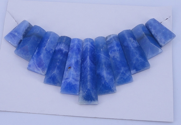 NGP125 Dyed blue lace agate gemstone pendants set jewelry wholesale