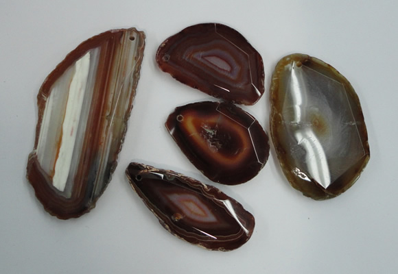 NGP1260 35*45mm - 50*80mm freeform agate gemstone pendants wholesale