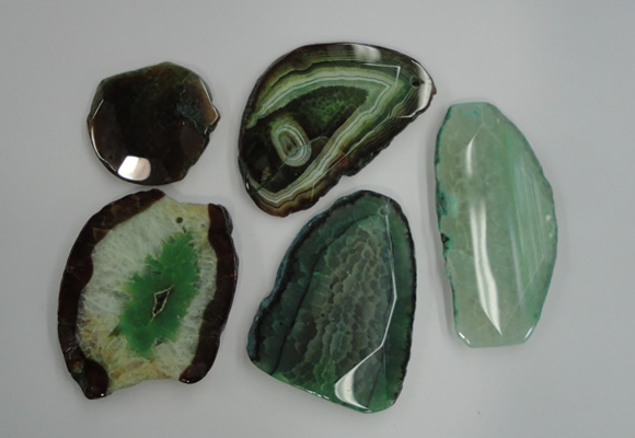 NGP1261 35*45mm - 45*70mm freeform agate gemstone pendants wholesale