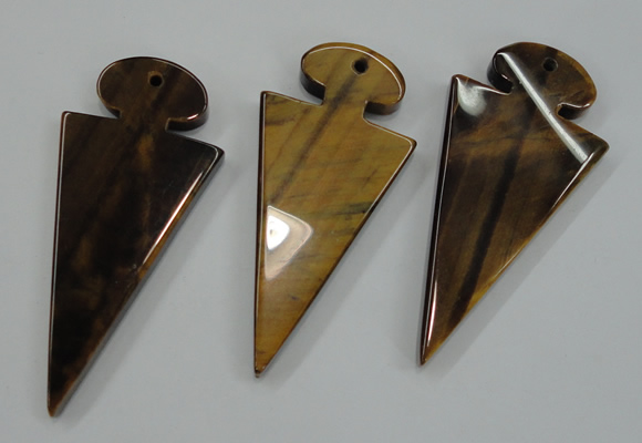 NGP1311 25*60mm – 32*65mm yellow tiger eye pendants wholesale