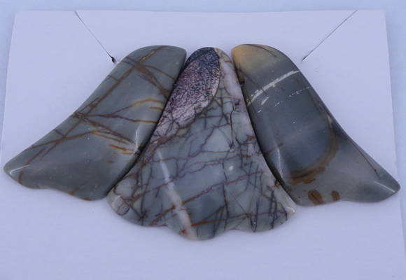 NGP14 Picasso jasper gemstone pendants set jewelry wholesale
