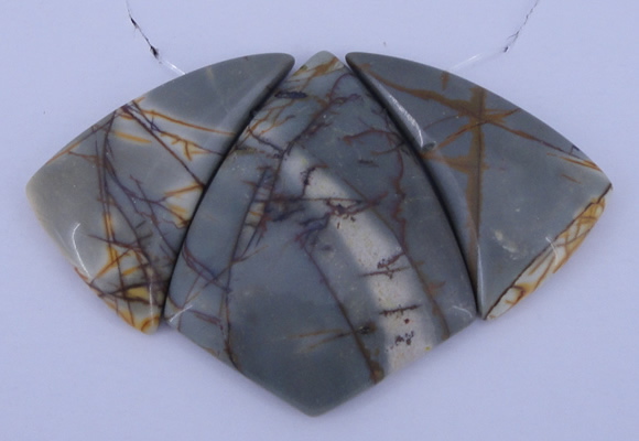 NGP16 Picasso jasper gemstone pendants set jewelry wholesale