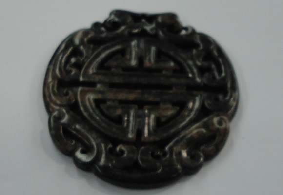 NGP1640 65*67mm Carved dyed natural hetian jade pendants wholesale