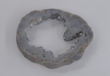 NGP1841 55*75mm - 65*80mm donut plated druzy agate pendants