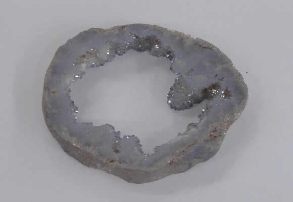 NGP1841 55*75mm - 65*80mm donut plated druzy agate pendants