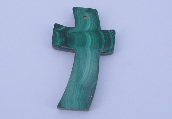 NGP191 30*51mm cross synthetic malachite gemstone pendant jewelry