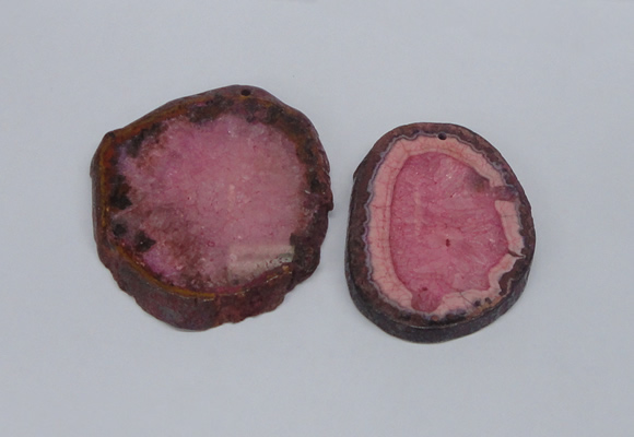 NGP2713 45*50mm - 55*75mm freeform druzy agate pendants