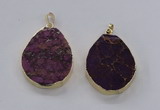 NGP2945 25*35mm – 35*45mm freeform sea sediment jasper pendants