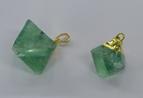 NGP3048 15*20mm – 22*30mm freeform fluorite pendants wholesale
