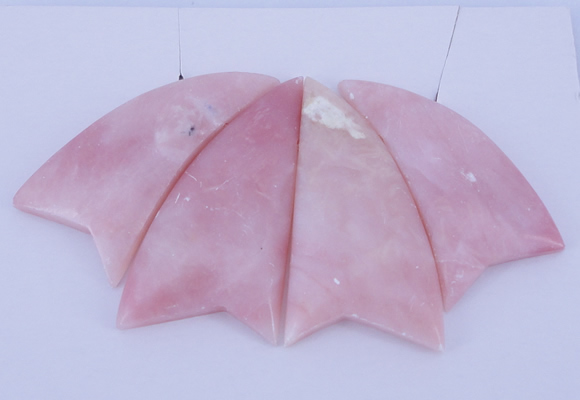 NGP33 Fashion pink opal gemstone pendants set jewelry wholesale