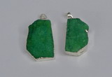 NGP3461 20*30mm - 25*35mm freeform druzy agate pendants wholesale