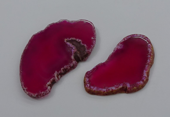 NGP4249 30*50mm - 45*75mm freefrom agate pendants wholesale