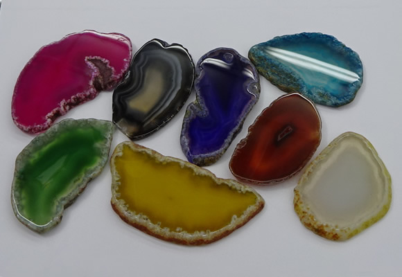 NGP4253 30*50mm - 45*75mm freefrom agate pendants wholesale