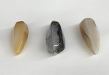 NGP5571 18*40mm - 23*58mm teardrop agate gemstone pendants