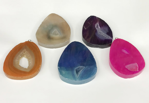 NGP5725 35*45mm - 42*55mm freeform agate pendants wholesale