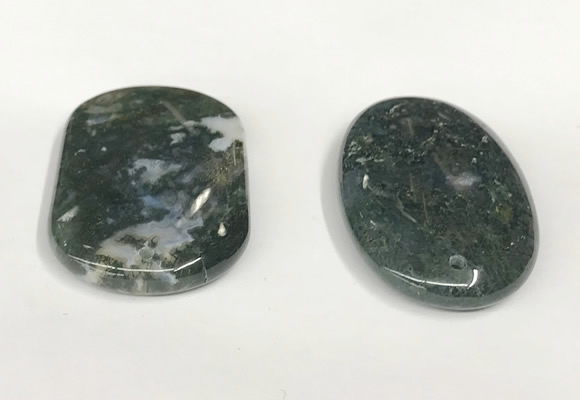 NGP5833 35*55mm oval agate gemstone pendants wholesale