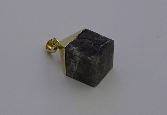 NGP6776 15*22mm cube labradorite gemstone pendants wholesale
