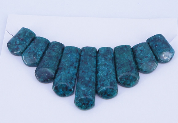NGP72 Fashion chrysocolla gemstone pendants set jewelry wholesale