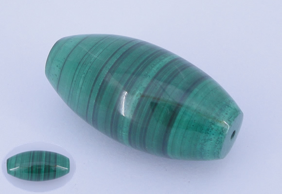 NGP735 18*36mm rice natural malachite gemstone pendant wholesale