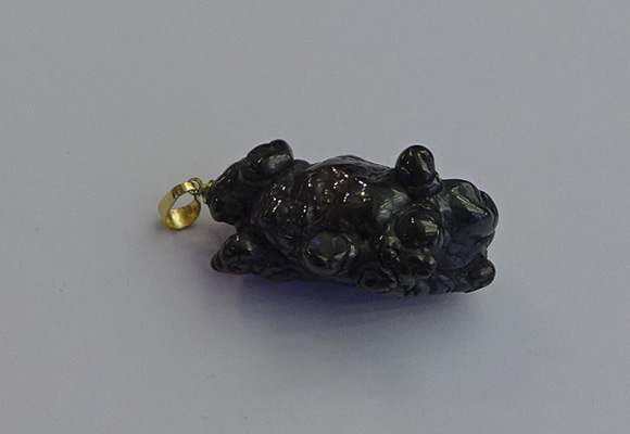 NGP7424 25*35mm - 35*40mm nuggets plated agate pendants