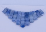 NGP76 Fashion blue lace agate gemstone pendants set jewelry wholesale