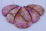 NGP84 Dyed imperial jasper gemstone pendants set jewelry wholesale