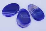 NGP862 5PCS 30-35mm*50-60mm freeform agate gemstone pendants