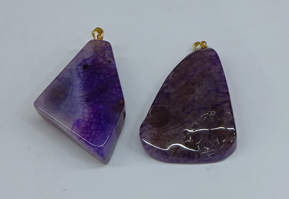 NGP8707 25*40mm – 35*50mm freeform agate pendants wholesale