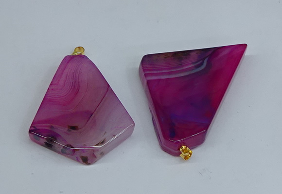 NGP8717 28*38mm - 40*45mm freeform agate pendants wholesale