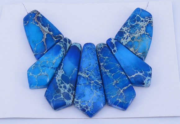 NGP91 Dyed imperial jasper gemstone pendants set jewelry wholesale