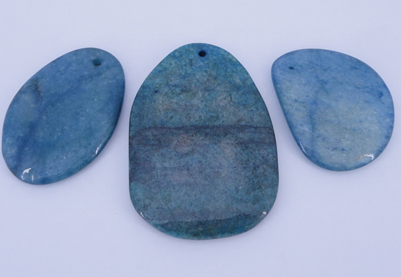 NGP938 5PCS 35-50mm*45-70mm freeform gemstone pendants wholesale