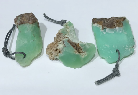 NGP9758 20*40mm-30*55mm freeform Australia chrysoprase pendants