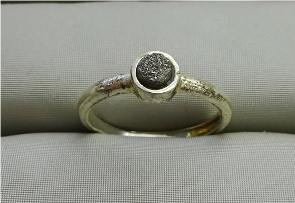 NGR1038 4mm coin plated druzy agate rings wholesale