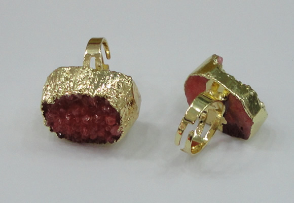 NGR161 22*30mm - 25*30mm freeform druzy agate rings wholesale