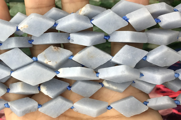 NUGG90 15 inches 12*18mm - 13*20mm freeform blue angel skin beads