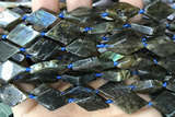 NUGG99 15 inches 12*18mm - 13*20mm freeform labradorite gemstone beads