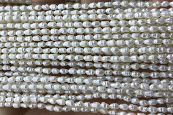 PEAR03 14 inches 2.5mm – 3mm white freshwater pearl beads