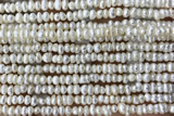 PEAR15 14 inches 3mm – 4mm white freshwater pearl beads