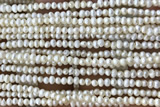 PEAR16 14 inches 3mm – 4mm white freshwater pearl beads