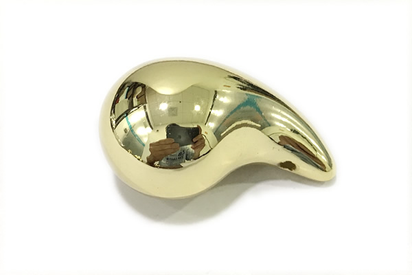 PEND22 23*42mm copper pendant gold plated