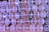 ROND150 14 inches 8*12mm faceted rondelle white crystal beads