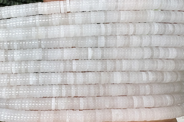 ROND240 15 inches 1.5*6mm heishi jade gemstone beads