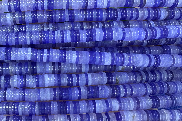 ROND260 15 inches 1.5*6mm heishi jade gemstone beads