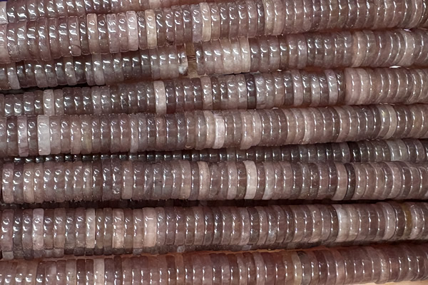 ROND282 15 inches 1.5*6mm heishi jade gemstone beads