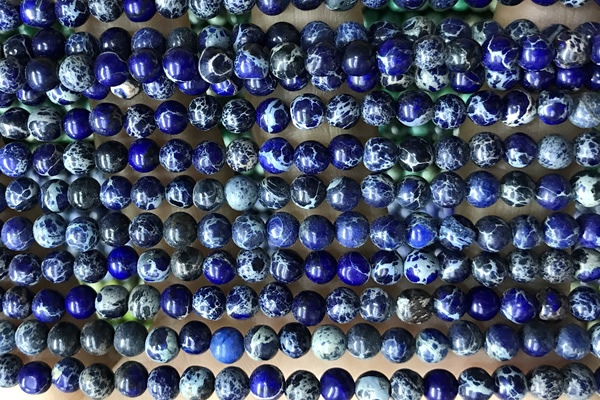 SEAS11 15 inches 4mm round dyed imperial jasper beads