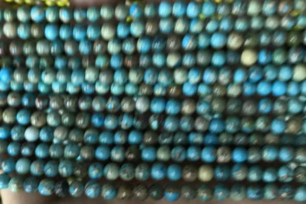 SEAS14 15 inches 4mm round dyed imperial jasper beads