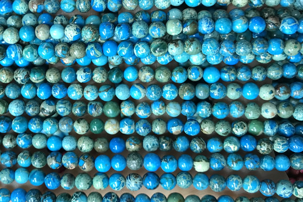 SEAS15 15 inches 4mm round dyed imperial jasper beads